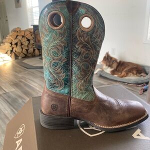 Black Friday - Mens Rowder VenTEK 360 - Rowdy Rust & Forest Green Western Boots